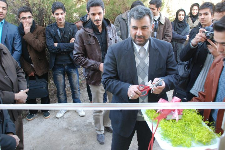 افتتاحیه ساختمان انجمن های علمی با حضور ریاست دانشگاه
